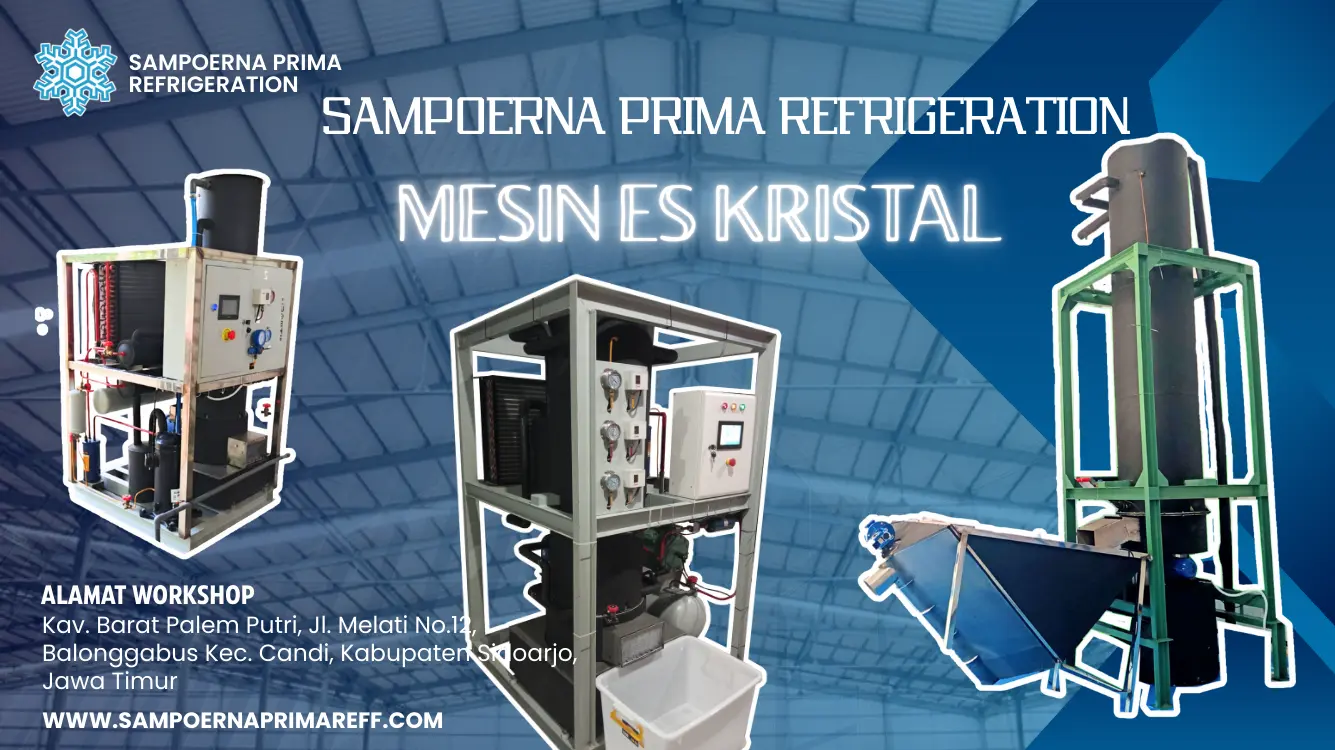 Coldstorage Penyimpanan Mesin Es Kristal Industri