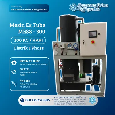 Mesin Es Kristal 300 Kg Produksi Sampoerna Prima Refrigeration